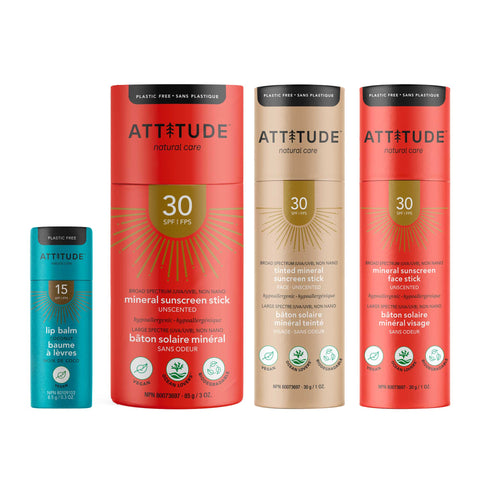 100% plastic free sunscreen kit