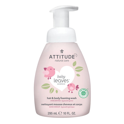 2-in-1 Hair and Body Foaming Wash : BABY LEAVES™