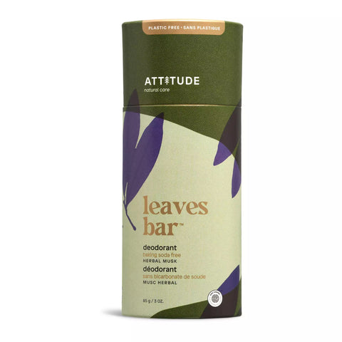 Plastic Free Deodorant : leaves bar™