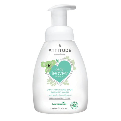 2-in-1 Hair and Body Foaming Wash : BABY LEAVES™