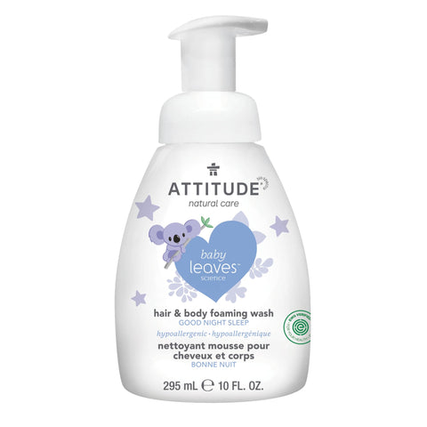 2-in-1 Hair and Body Foaming Wash : BABY LEAVES™