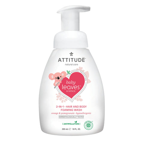 2-in-1 Hair and Body Foaming Wash : BABY LEAVES™